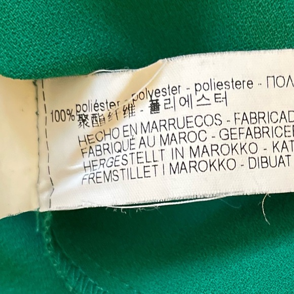 Zara Women’s Green Mini Dress with Ruffle Sleeves - Picture 10 of 11